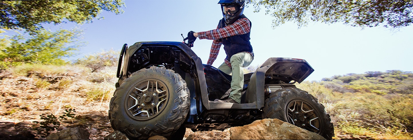 Man on ATV