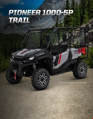 Pioneer 5P Trail. Des aventures n’importe où.